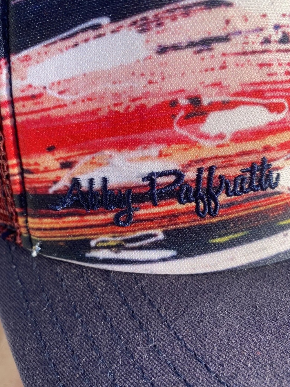 EUC Abby Paffrath Snapback Trucker Hat ART For All Livin Lovin Life